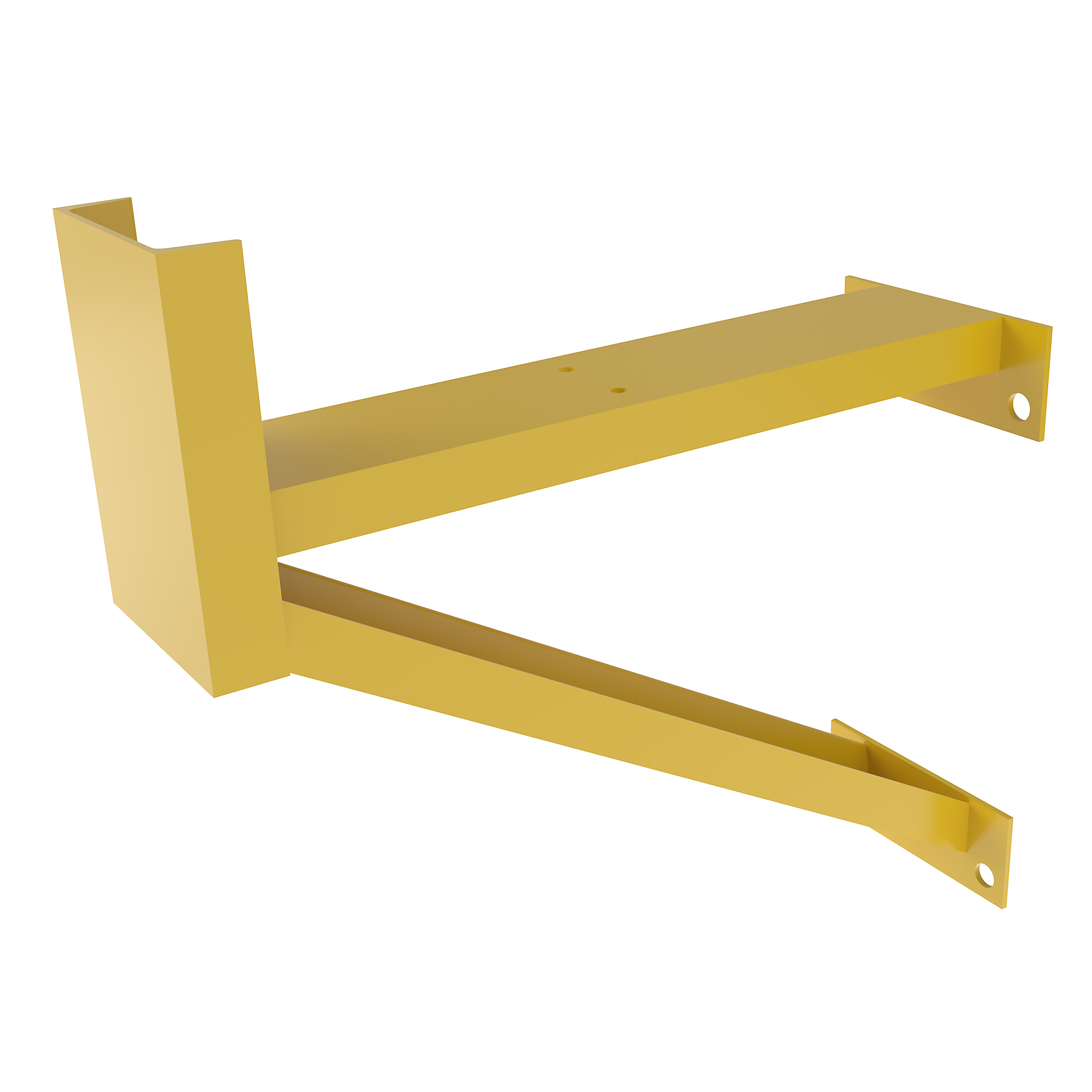 Vestil Steel Dock Shelter Guard Post 30 In. Length Yellow